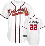 Majestic Jason Heyward Atlanta Braves Youth Replica Jersey - White