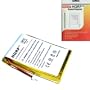 1500mAh Internal Battery for Garmin iQue 3200 , 3600 , 3600a GPS PDA + 2 Type Screwdrivers and Installation Manual