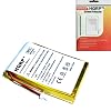 1500mAh Internal Battery for Garmin iQue 3200 , 3600 , 3600a GPS PDA + 2 Type Screwdrivers and Installation Manual