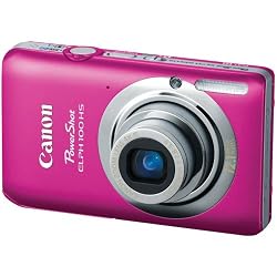 Canon PowerShot ELPH 100 HS 12.1 MP CMOS Digital Camera with 4X Optical Zoom (Pink)