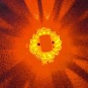 orange Notfalllampe, Sondersignal, Rettungsdienst THW Feuerwehr