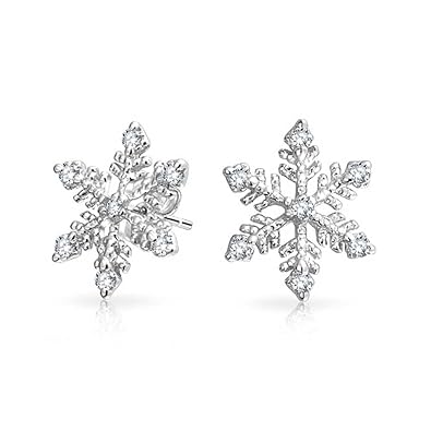snowflake earrings