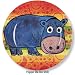 Emily Green Plate Hippo Di Do Dah
