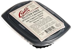 Conte's Gluten Free Spaghetti & Meatball Microwave Meal, 20-Ounce Microwave Trays (Pack of 3)