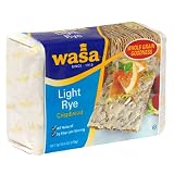 Wasa Crispbread, Light Rye, 9.5-Ounce Boxes (Pack of 12)