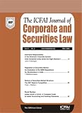 Icfai Journal of Corporate and Securities Law