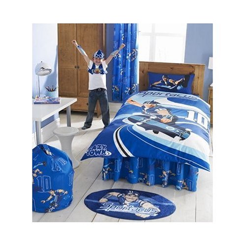 Sportacus (LazyTown) Blue Ready Made Pair of 72 Curtains