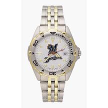 Buy Milwaukee Brewers Mens All Star Watch Stainless Steel Bracelet
