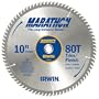 Irwin Industrial Tools 14076 10-Inch 80-Teeth 5/8-Inch Arbor Miter and Table Saw Blade