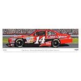 Professionally FRAMED NO.14 TONY STEWART NASCAR Panorama [Panoramic Photograph] Poster