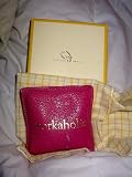 Saks Fifth Avenue Pink Leather Paperweight