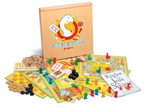 JeuJura - Jouet en bois - Coffret Serigraphie 150 règles - Pions Bois