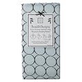 SwaddleDesigns Lightweight Marquisette Swaddling Blanket - Pastel Blue with Brown Mod Circles