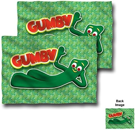 Gumby 1960's Claymation Animated TV Series Chilling Set of 2 Pillow Cases