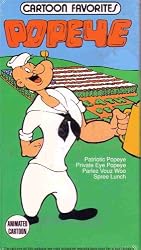 Popeye - Patriotic Popeye, Private Eye Popeye, Parlez Vouz Woo, Spree Lunch [VHS]