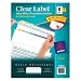 Tab Dividers,Laser/Inkjet,3-Hole Punch,8-Tab,5 ST/PK,Assort.