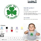 Kiss me I m Irish Baby Short Sleeve Lap T
