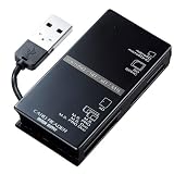 SANWA SUPPLY ADR-CML3BK USB2.0 カードリーダー ブラック ADR-CML3BKの画像