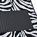 BDK White Zebra Seat Covers & Floor Mats Set Fur Print Complete - Full Set, Universal Fit