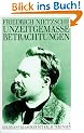 Unzeitgem��e Betrachtungen.