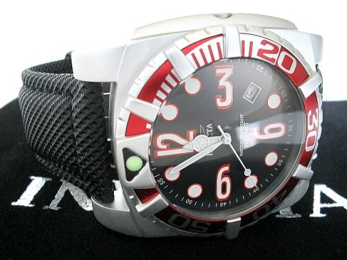 Invicta Men's Aluminum Dive Watch Black w/ Red Bezel 2026, Invicta Watches, Mens Watches,Mens Invicta Watches