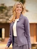 IMAGE OF Shawl-collar Cardigan, Dusty Purple, Small