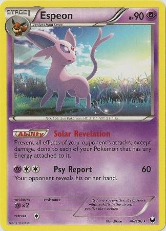 Pokemon - Espeon (48/108) - BW - Dark Explorers