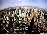 Manhattan Island (New York Skyline) Art Poster Print - 26 X 39
