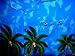 Funky Hawaiian Shirt, Parrot, Blue, L