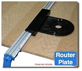 All in One Clamp RP 8-Inchx 9-Inch Router Plate