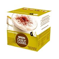 Nescafe Dolce Gusto for Nescafe Dolce Gusto Brewers, Cappuccino, 16-Count Capsules (Pack of 3)