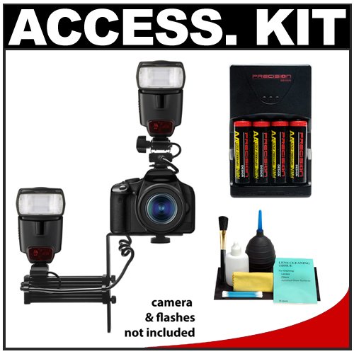 RPS Studio E-TTL 2 Stealth Bracket Accessory Kit for Canon Rebel XSi, XS, XTi, T1i, EOS 40D, 50D, 5D Mark II, 7D & 1Ds Digital SLR Cameras