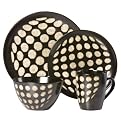 Beige Dots 16 - pc. Dinnerware Set