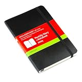 Office Products : Moleskine 2009 Black Small Pocket Soft Cover Monthly Planner + Notebook + Free Pilot G-2 Retractable Black Gel Ink Rolling Ball Pen