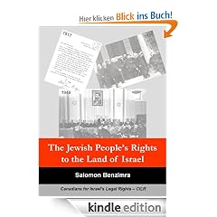 The Jewish People's Rights to the Land of Israel