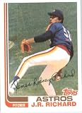 1982 Topps # 190 J R Richard Houston Astros Baseball Card