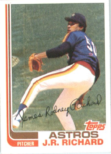 1982 Topps # 190 J R Richard Houston Astros Baseball Card