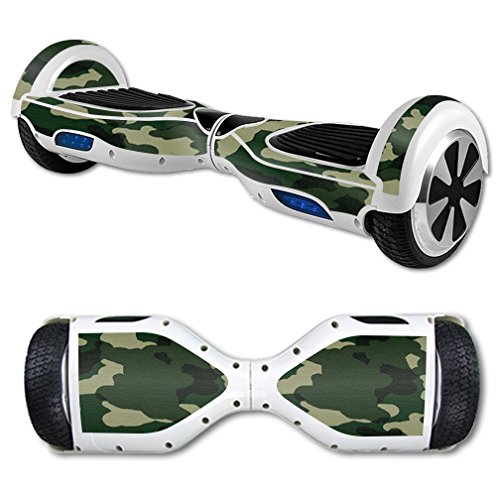 MightySkins Protective Vinyl Skin Decal for Self Balancing Scooter Board mini hover 2 wheel x1 razor wrap cover sticker Green Camo