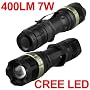 LED LAMPE DE POCHE TORCHE CREE Q5 400 LUMEN 7W 5 M&hellip de Sunluxy Mall