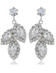 Nina Palma Triple Marquis Crystal Drop Earrings