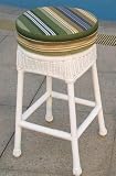 North Cape Catalina Resin Wicker Swivel Stool