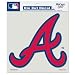 Atlanta Braves Full Color Die Cut Car Window Sticker Decal (8x8 Inches)