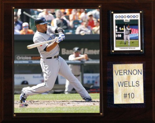 MLB Vernon Wells Toronto Blue Jays Player Plaque