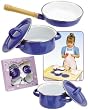 Children's Enamel Pot & Pan Cooking Set: 5 Pc. Gift Set *Perfect Gift Idea*