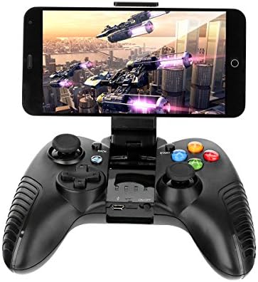 TFLASH Android Wireless Bluetooth Game Controller Gamepad Joystick for iPhone and Android Smart Phone Tablet TV Box -Black