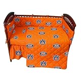 Auburn Tigers NCAA Baby Crib Set (Rotary-Solid)