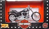 Harley Davidson Motorbike 2002 FXSTB Night Train, 1:18 Die-Cast Model, Collector Edition