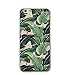 iPhone 6 Case, DECO FAIRY® Protective Case Bumper[Scratch-Resistant] [Perfect Fit] Ultra Slim Translucent Silicone Clear Case Gel Cover for Apple iPhone 6 (big bahama leaf)