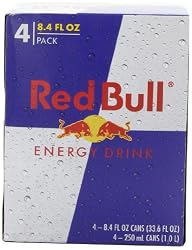 Red Bull Energy Drink, 8.4-Ounce Cans, 4-Count (Pack of 6)