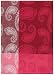100% Cotton Jacquard Paisley Pink and White Dishtowel 18" X 28" Set / 6